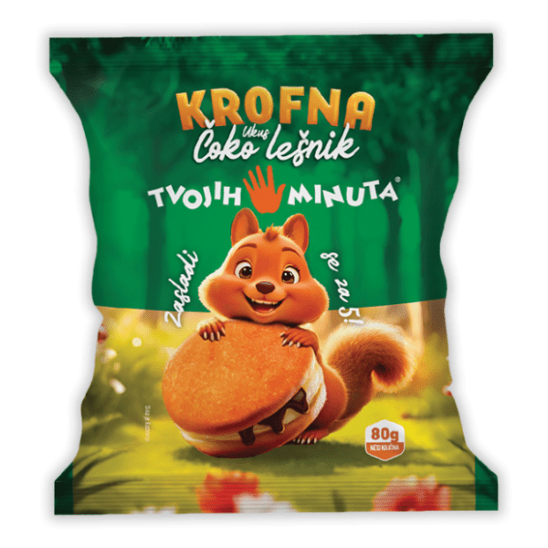 Krofna TVOJIH 5 MINUTA čoko lešnik 80g