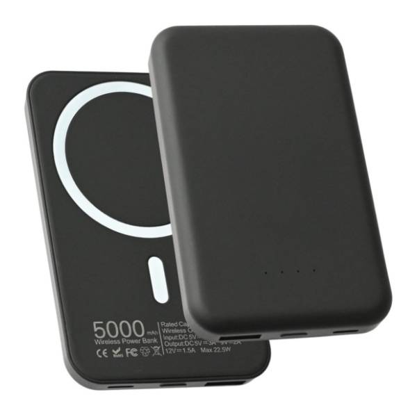 Magsafe PD 5000mAh crni power bank