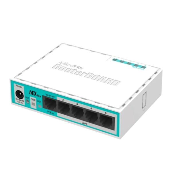 MIKROTIK hEX lite (RB750R2) switch