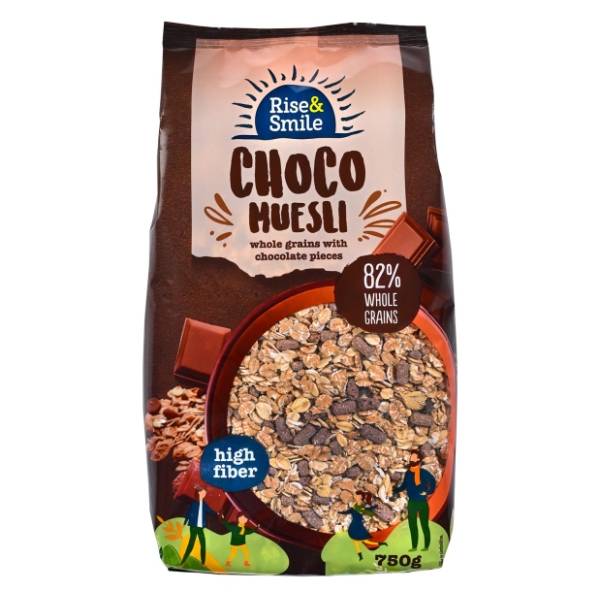 Musli RISE&SMILE čokolada 750g