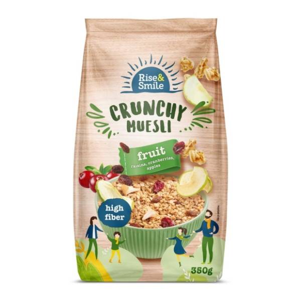 Musli  RISE&SMILE Crunchy voće 350g