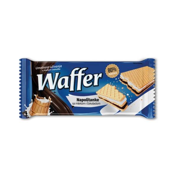 Napolitanke WAFFER mleko čokolada 170g