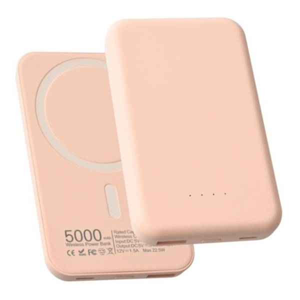 NoName Magsafe PD 5000mAh roze power bank