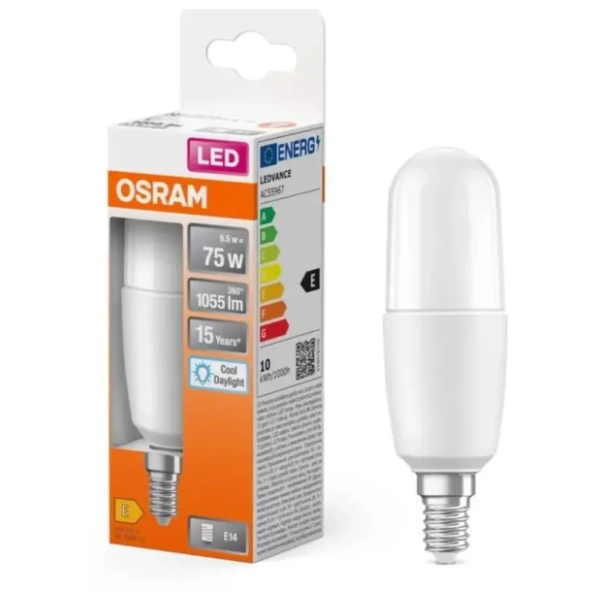 OSRAM LED sijalica E14 9.5W (75W) 6500K Stick Star Classic