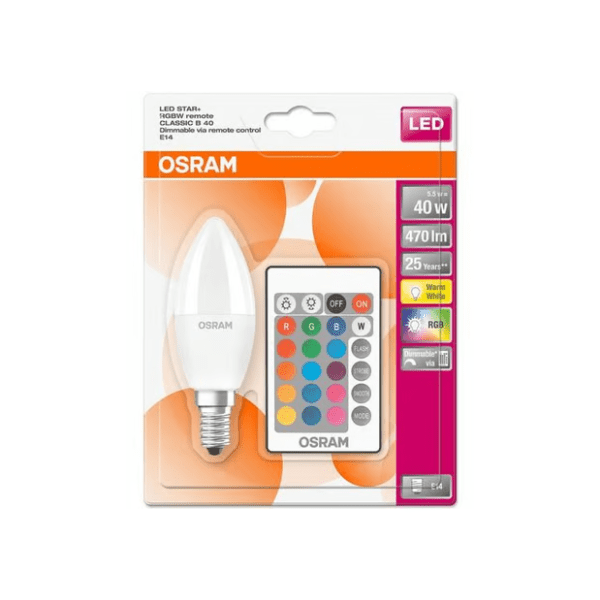OSRAM LED sijalica sa daljinskim upravljačem E14 5.5W RGB