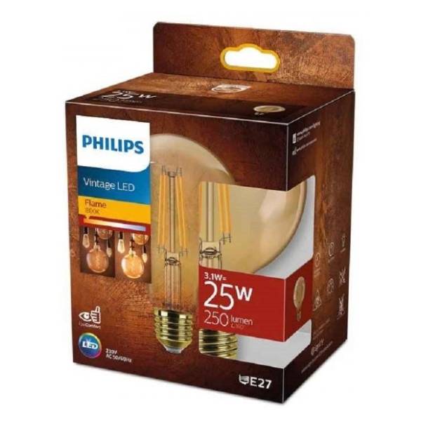 PHILIPS LED sijalica E27 3.1W (25W) Amber G95