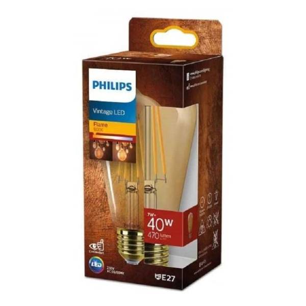 PHILIPS LED sijalica E27 7W (40W) Amber ST64 NDSRT4