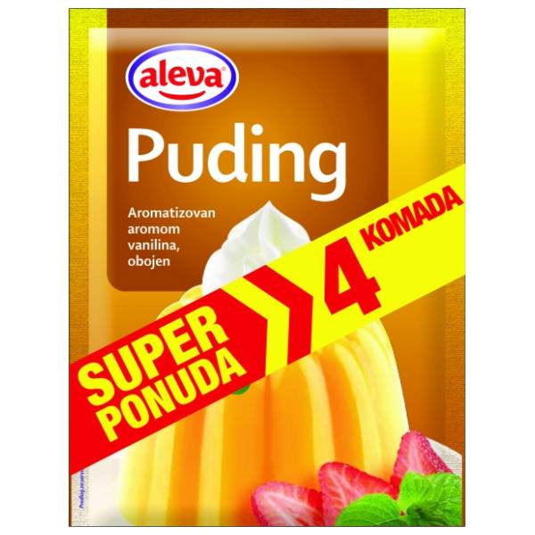 Puding vanila ALEVA 4x40g