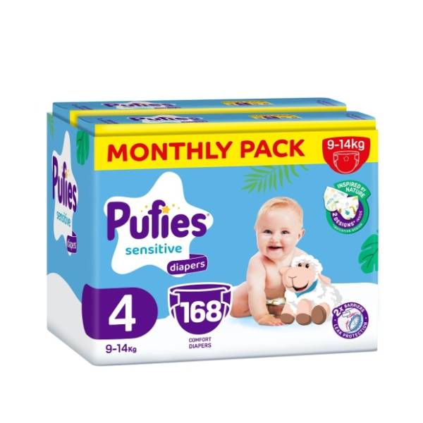 PUFIES pelene sensitive 4 168kom