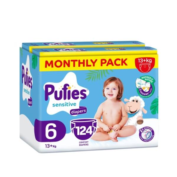 PUFIES pelene sensitive 6 124kom