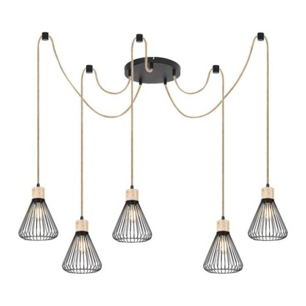 RABALUX visilica 5x40W E27 Farfalle 3150