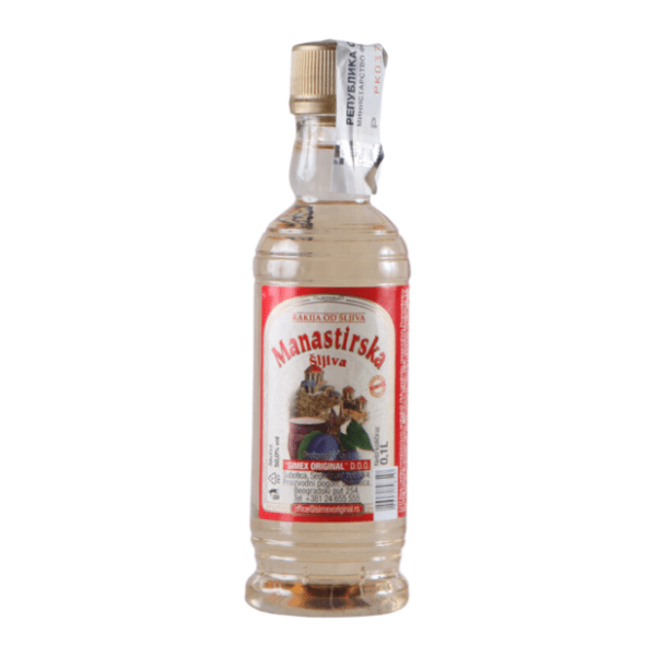 Rakija SIMEX Manastirska šljiva 0,1l