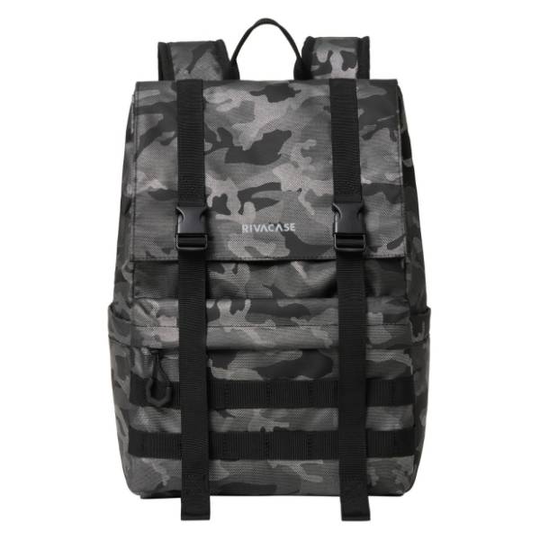 RIVACASE ranac za laptop Sherwood Roltop 7621 siva camo 15.6