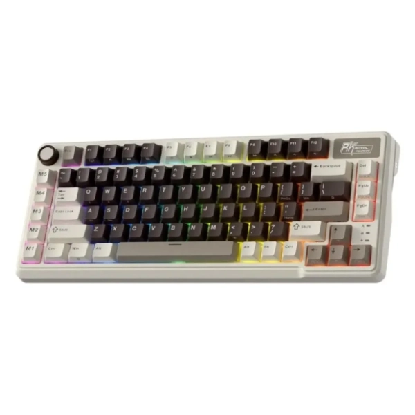 ROYAL KLUDGE bežična tastatura L75 Cream Switch Mocha Grey US