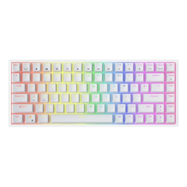 ROYAL KLUDGE bežična tastatura RK84 Blue Switch White US