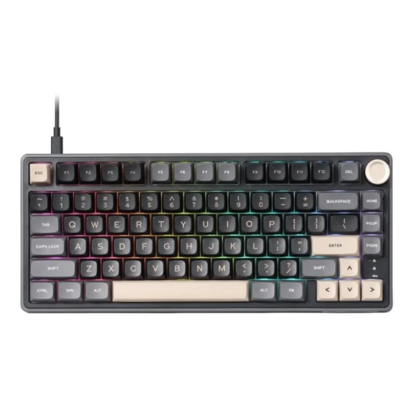 ROYAL KLUDGE tastatura R75 Silver Switch Phantom US