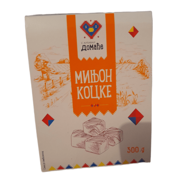 S LJUBAVLJU DOMAĆE minjon kocke vanila 300g