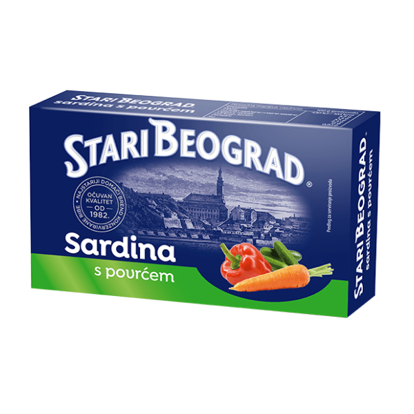 Sardina STARI BEOGRAD povrće 100g