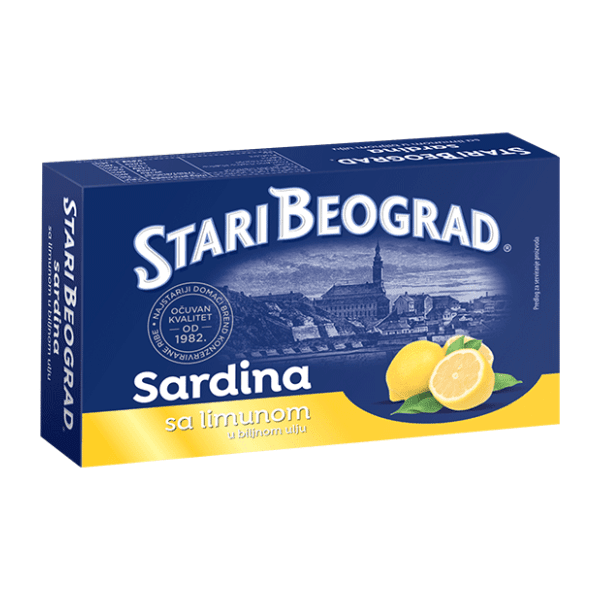 Sardina STARI BEOGRAD sa limunom 100g