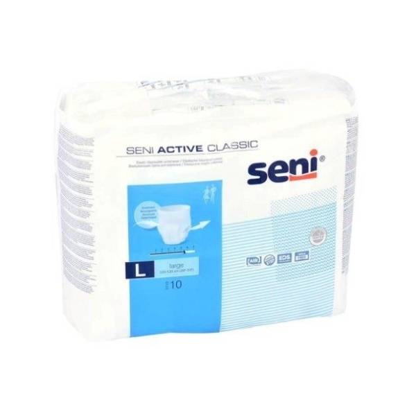SENI active classic pelene gaćice za odrasle L 10kom