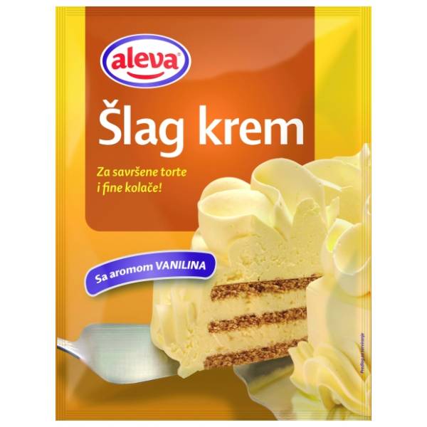 Šlag krem vanila ALEVA 65g