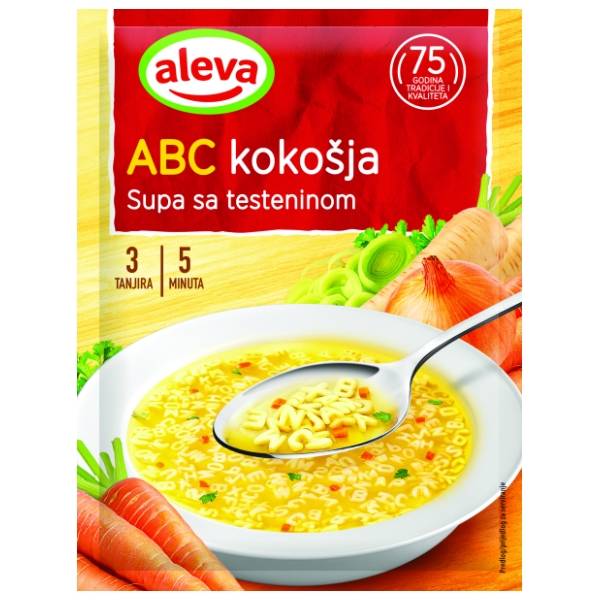 Supa ALEVA ABC kokošija 40g