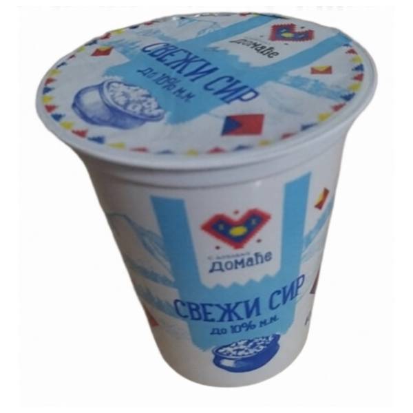 Sveži sir S LJUBAVLJU DOMAĆE 10%mm 400g