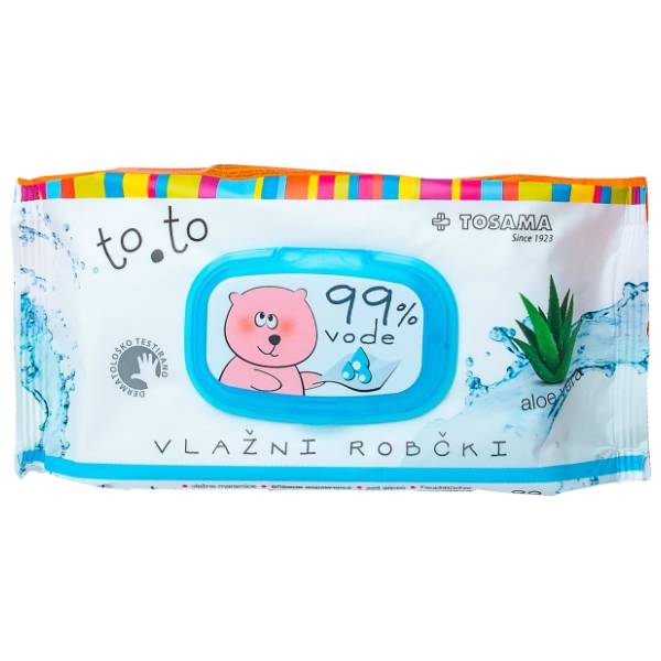 Vlažne maramice TO.TO 99% voda 48kom