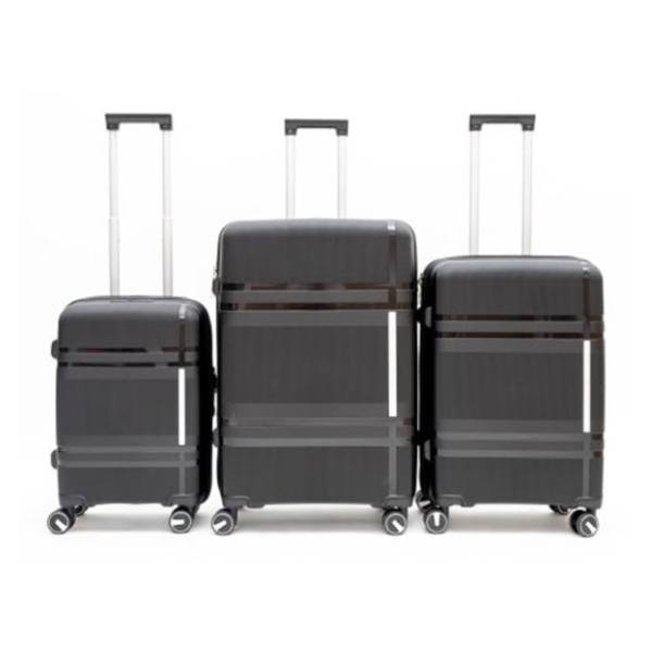 VOYAGE set kofera Bolzz crni 3kom