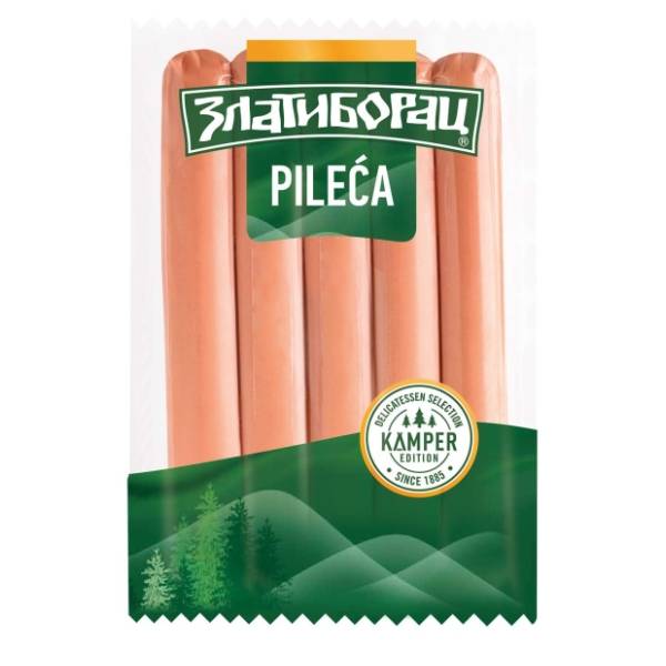 ZLATIBORAC Kamper barena pileća kobasica 500g 