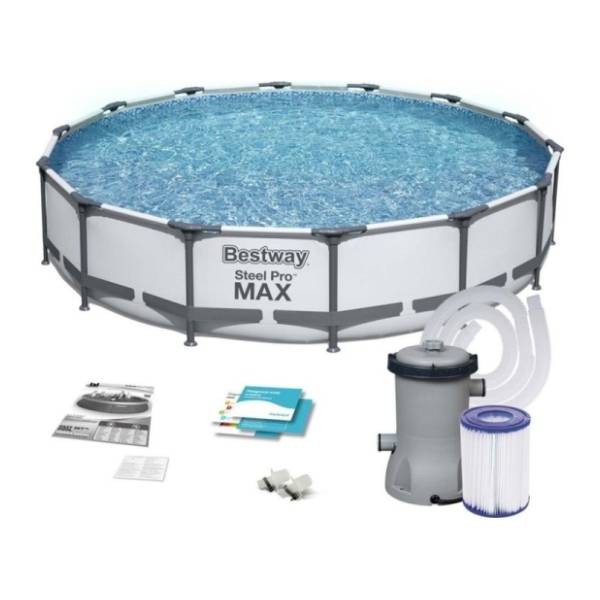 BESTWAY bazen sa filter pumpom 427×84 cm Steel Pro Max
