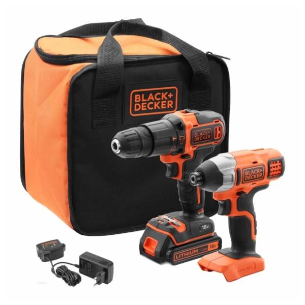 Black & Decker BCK21S1S-QW 18V aku set