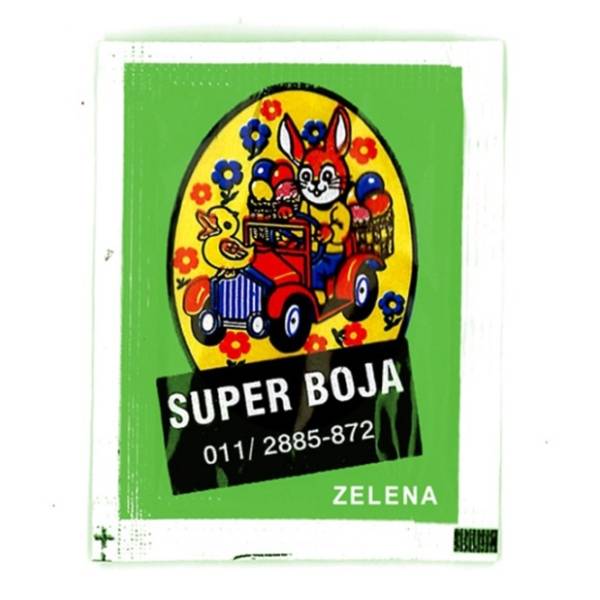 Boja za jaja zelena LABUDOVIĆ