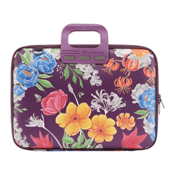 BOMBATA torba za laptop Peonia 13-14'' Plum purple