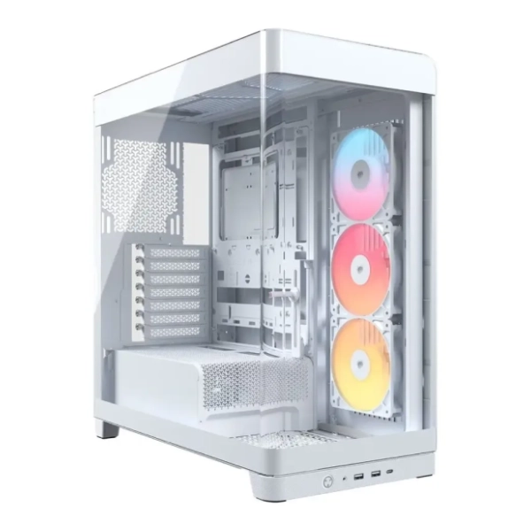 CORSAIR kućište FRAME 4500X RS-R ARGB Panoramic Glass belo