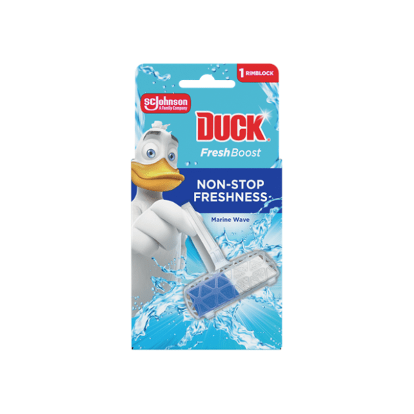 DUCK WC osveživač korpica fresh boost marine wave  32g