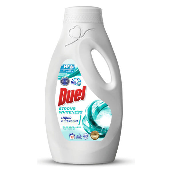 DUEL Strong whiteness tečni deterdžent 19 pranja (855ml)