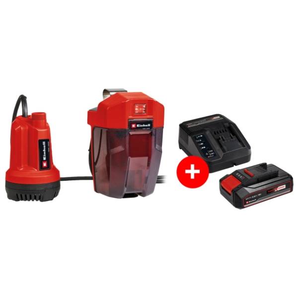 EINHELL GE-SP 18 Li 2.5 Ah Starter-Kit aku pumpa za čistu vodu