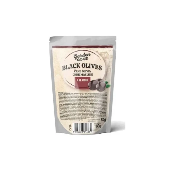 GARDEN GOOD masline crne sa košticom 180g