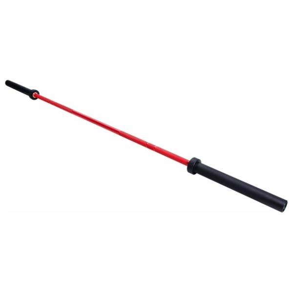 GORILLA SPORTS profesionalna olimpijska šipka 220 cm crveno crna