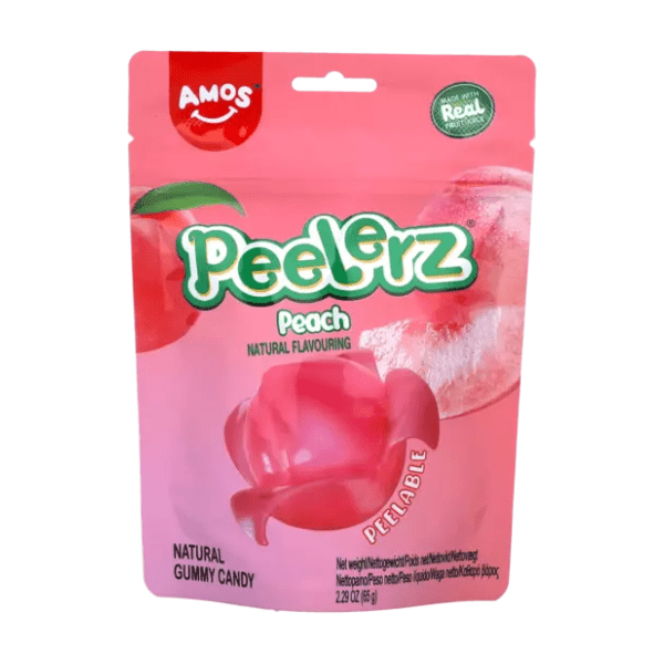 Gumene bombone AMOS Peelerz breskva 65g