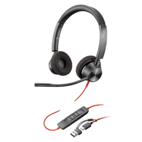 HP slušalice Poly BW 3220 USB-C + USB-C/A adapter