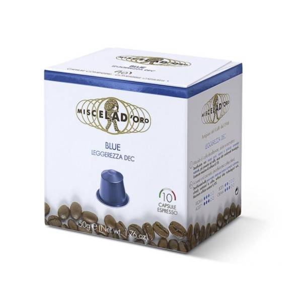 Kapsule MISCELA D'ORO Blue Leggerezza decaf 10kom