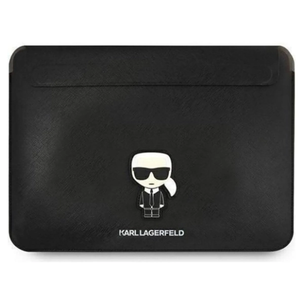 KARL LAGERFELD torba za laptop Sleeve Saffiano 16" crna