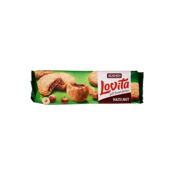Keks ROSHEN Lovita lešnik krem 127g