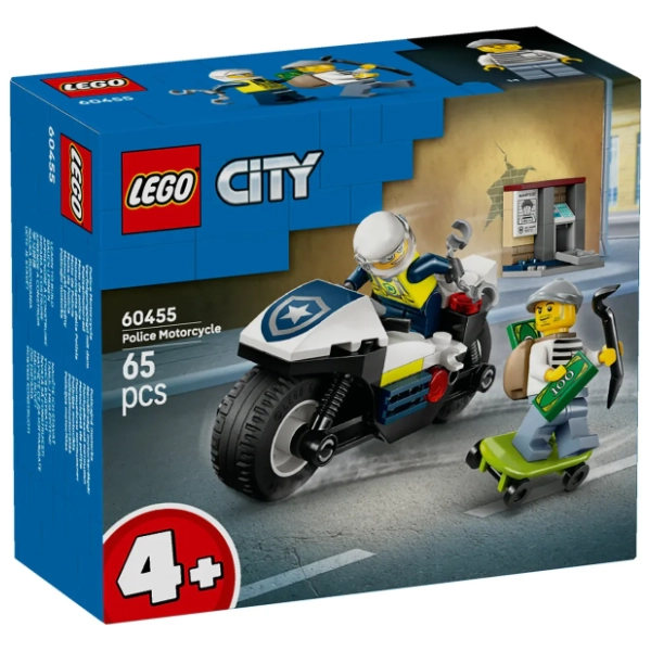 LEGO City potera policijskim motociklom 60455