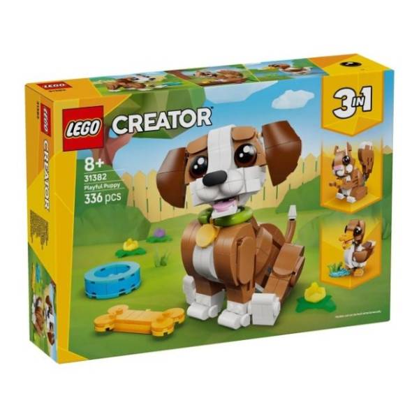 LEGO Creator 3u1 razigrano štene 31382