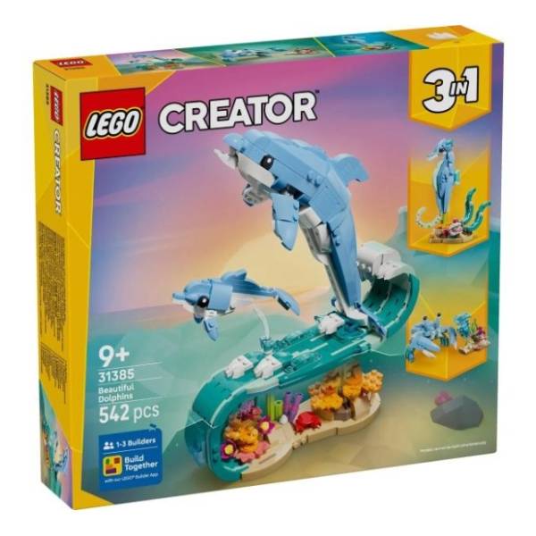 LEGO Creator 3u1 Lepi delfini 31385