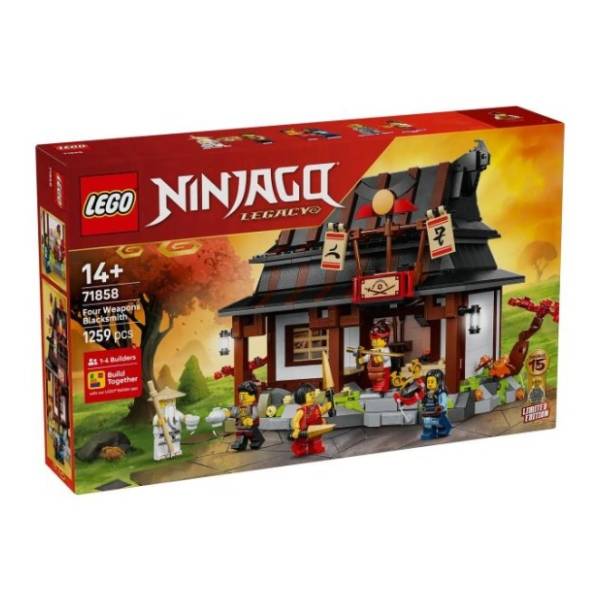 LEGO NINJAGO Kovačnica četiri oružja 71858