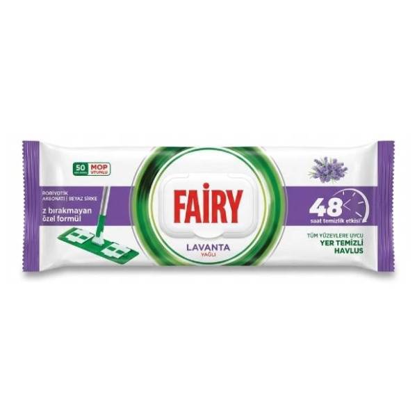 Maramice za čišćenje FAIRY lavanda 50kom